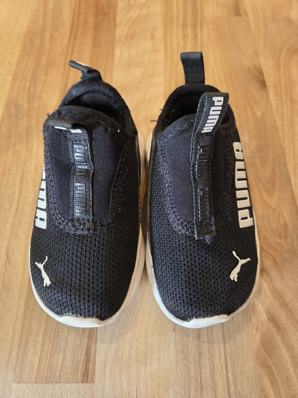 PUMA Kids' Slip-On Athletic Shoes in Black